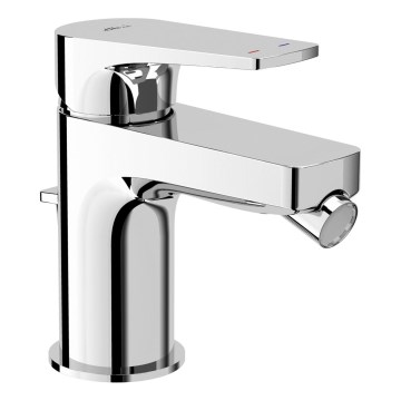 JIKA H3411X10041111 - Kran till bidé + avlopp utan överflöd CUBITO 12,8 cm skinande krom