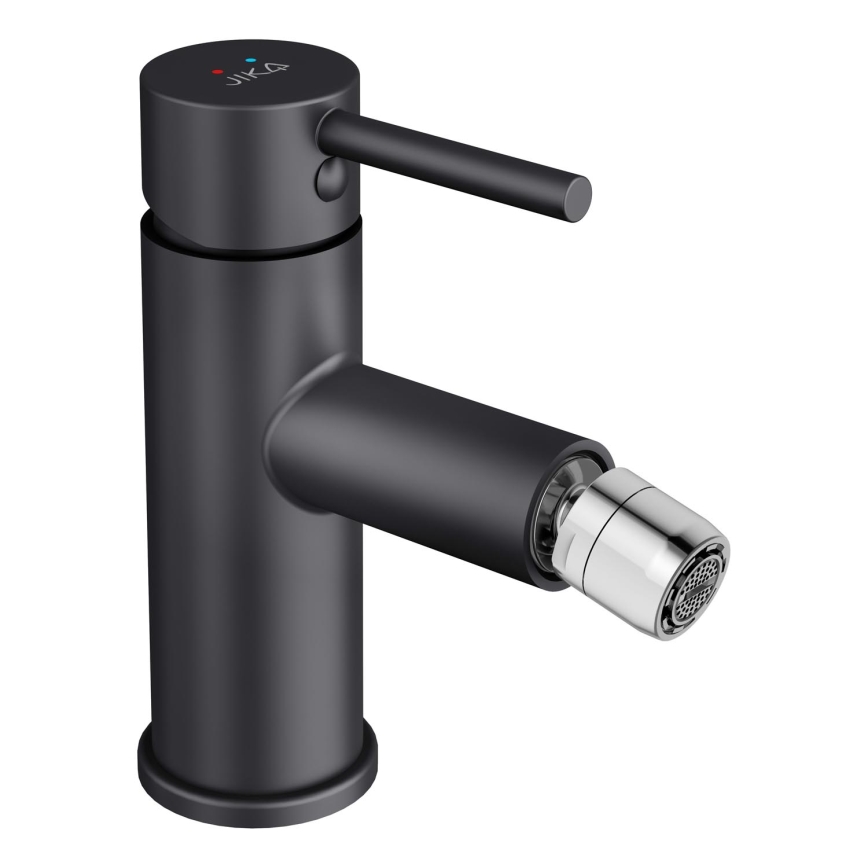 JIKA H3412F17161101 - Bidettvättställsblandare MIO 14,7 cm matt svart