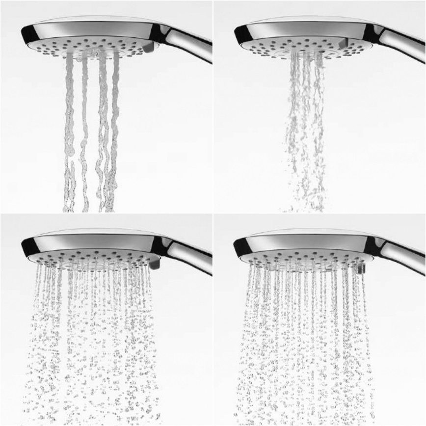JIKA H3611X30044711 - Handdusch CUBITO blank krom