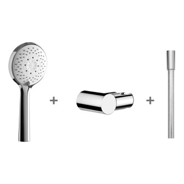 JIKA H3651X00043621 - Dusch set CUBITO skinande krom