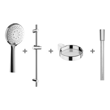 JIKA H3651X00044721 - Dusch set CUBITO skinande krom