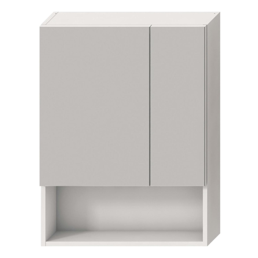 JIKA H4532410383041 - Spegelskåp med en hylla LYRA 80x60 cm vit