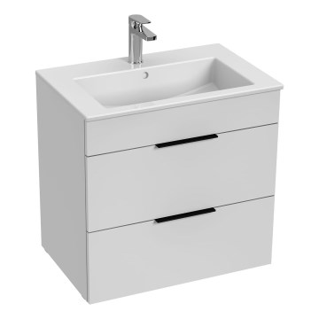 JIKA H4536021763001 - Badrumsskåp med handfat CUBE 60,7x65 cm vit