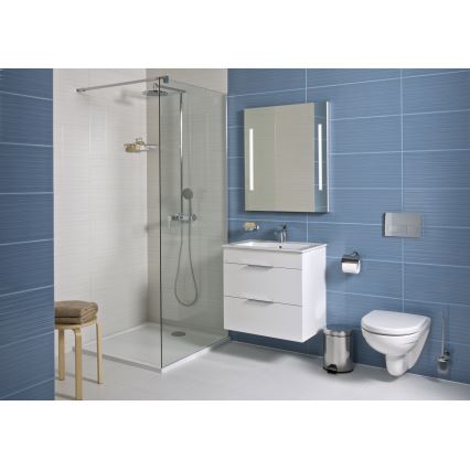 JIKA H4536021763001 - Badrumsskåp med handfat CUBE 60,7x65 cm vit