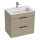 JIKA H4536021765141 - Badrumsskåp med handfat CUBE 60,7x65 cm ask