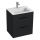 JIKA H4536121763521 - Badrumsskåp med handfat CUBE 60,7x55 cm svart