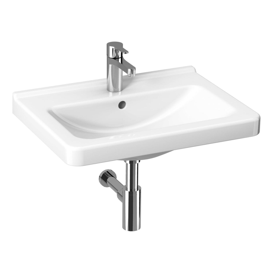 JIKA H8104230001041 - Vögghängt handfat CUBITO 60x45 cm keramik/vit