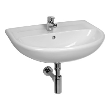 JIKA H8143810001041 - Vögghängt handfat LYRA 50x40,1 cm keramik/vit