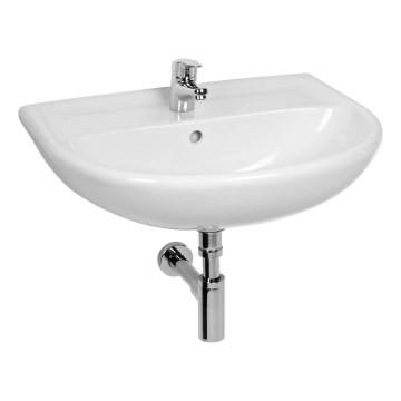 JIKA H8143820001041 - Vögghängt handfat LYRA 55x45 cm keramik/vit