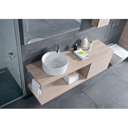 JIKA H8184200001121 - Bänkvask CUBITO diameter 40 cm keramik/vit