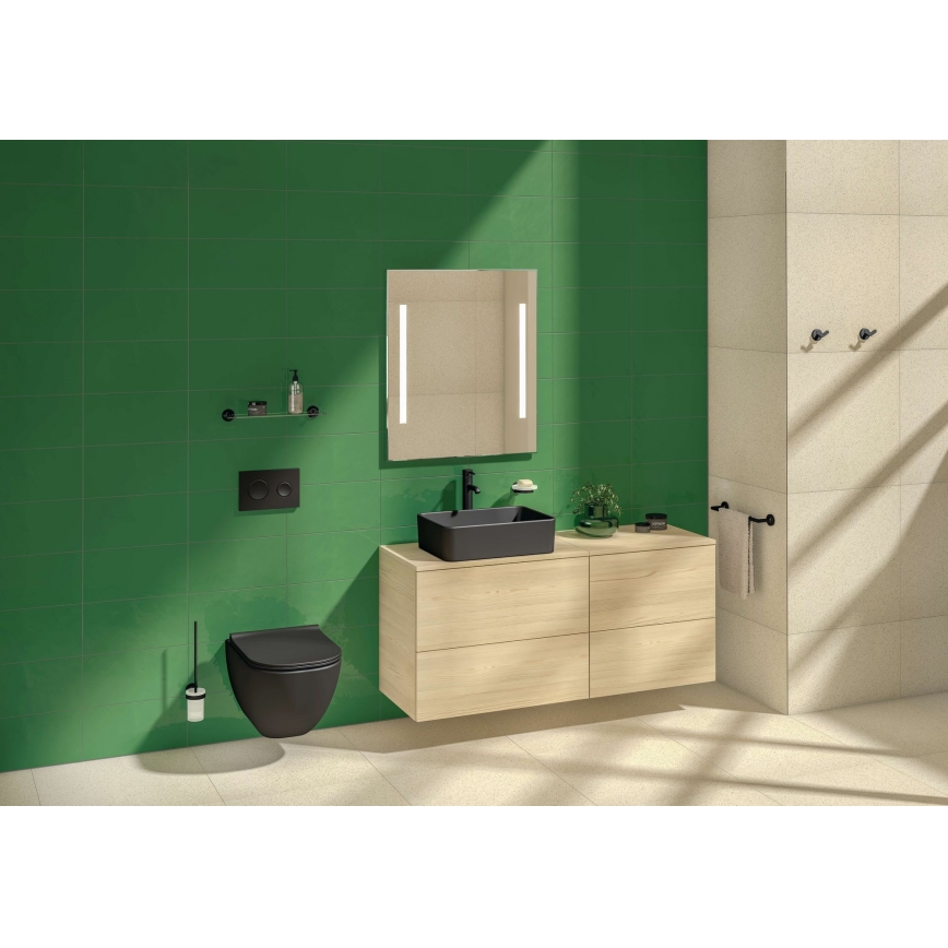 JIKA H8184237161121 - Bänkvask CUBITO 50x35 cm keramik/matt svart