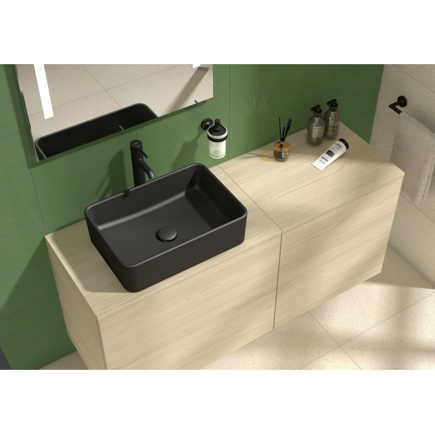 JIKA H8184237161121 - Bänkvask CUBITO 50x35 cm keramik/matt svart