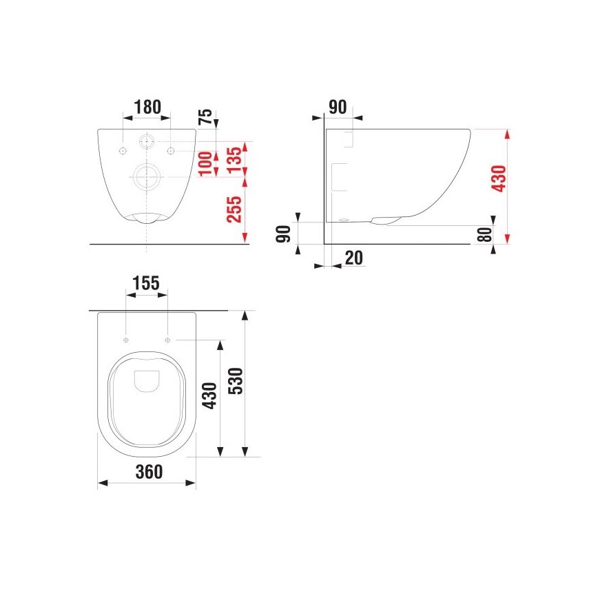 JIKA H8207140000001 - Väggh MIO keramik/vit