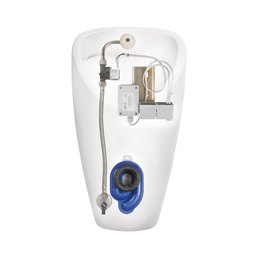 JIKA H8430700004901 - Urinoar med sensor GOLEM 230V iInternt inlopp, bakre avlopp keramik/vit
