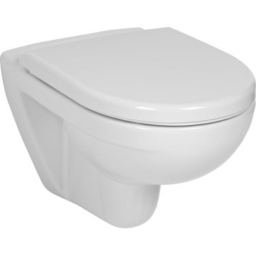 JIKA H8663800000001 - Vägghängd WC LYRA keramik/vit + Toalettsits SoftClose LYRA duroplast/vit