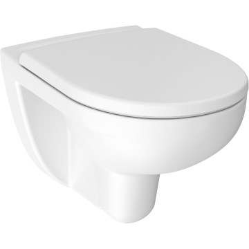 JIKA H8663840000001 - Väggmonterad WC LYRA keramik/vit + WC-sits SoftClose LYRA i duroplast/vit