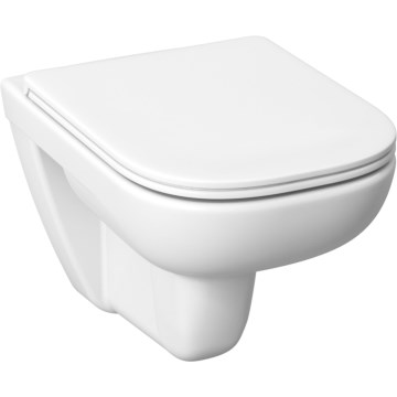 JIKA H8666140000001 - Vägghängd toalett DEEP, keramik/vit + toalettsits SoftClose DEEP av duroplast/vit