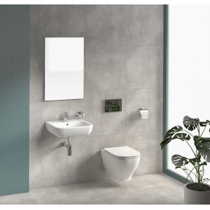 JIKA H8666180000001 - Vägghängd WC DEEP keramik/vit + Toalettsits SoftClose DEEP duroplast/vit