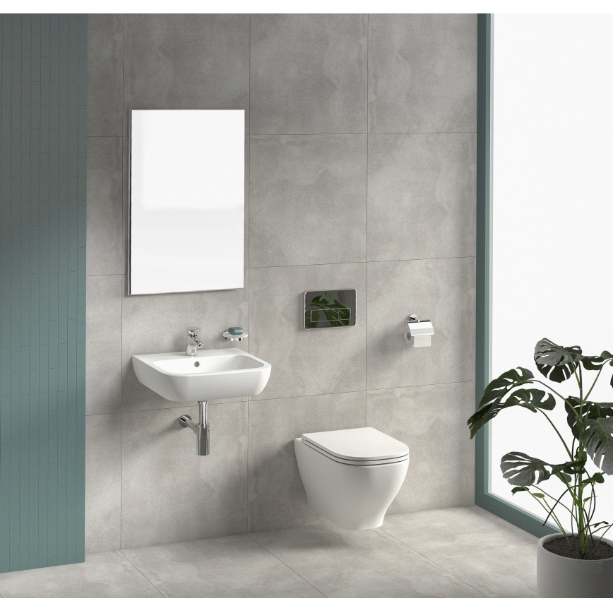 JIKA H8666180000001 - Vägghängd WC DEEP keramik/vit + Toalettsits SoftClose DEEP duroplast/vit