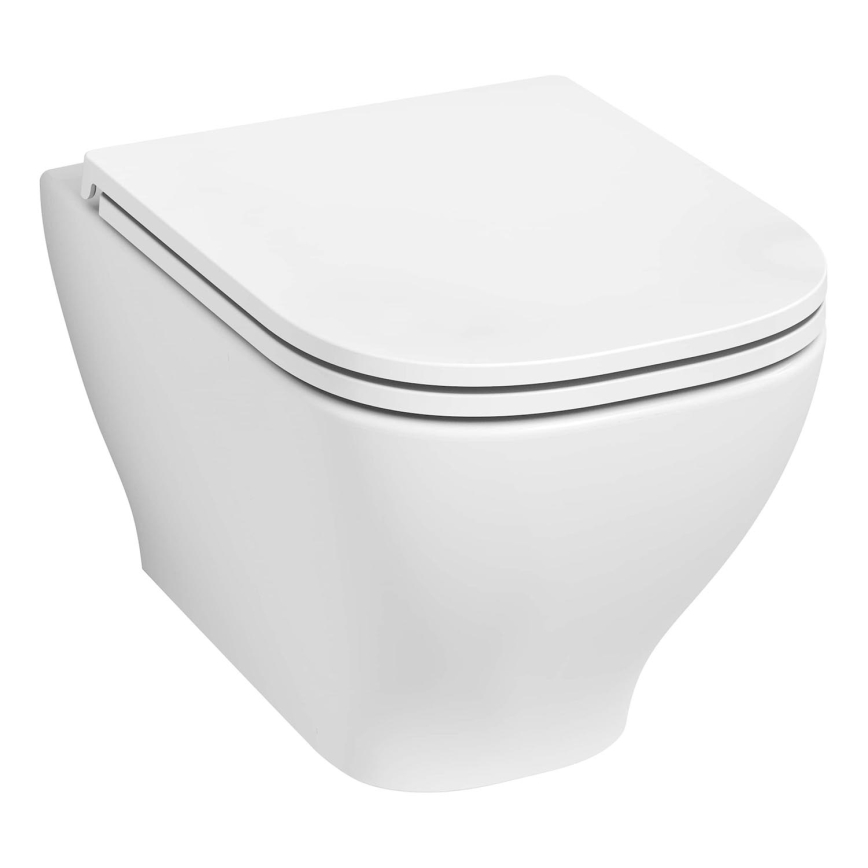 JIKA H8666180000001 - Vägghängd WC DEEP keramik/vit + Toalettsits SoftClose DEEP duroplast/vit