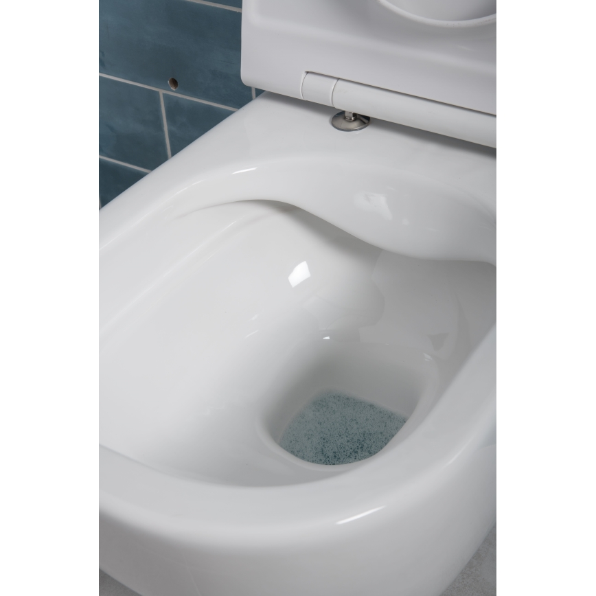 JIKA H8667140000001 - Vägghängd WC-stol MIO, keramik/vit + Toalettsits MIO SoftClose, duroplast/vit