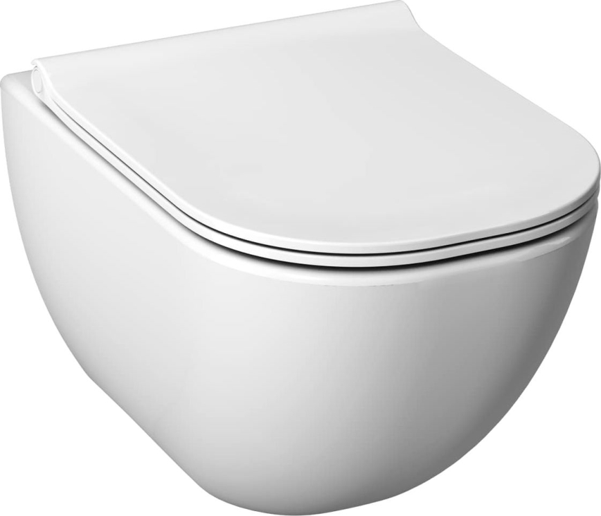 JIKA H8667140000001 - Vägghängd WC-stol MIO, keramik/vit + Toalettsits MIO SoftClose, duroplast/vit