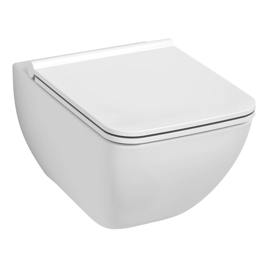 JIKA H8669540000001 - Vägghängd toalett PURE keramik/vit + toalettsits SoftClose PURE duroplast/vit