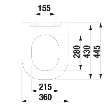 JIKA H8917160000631 - Toalettsits SoftClose MIO duroplast/vit