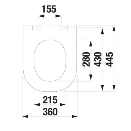 JIKA H8917167570631 - Toalettsits SoftClose MIO duroplast/vit