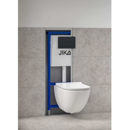 JIKA H8956520000001 - Inbyggnadsmodul för vägghängd toalett med förberedelse för bidé