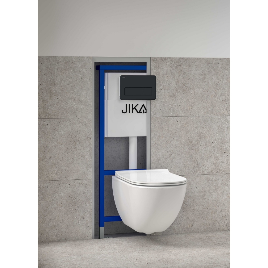 JIKA H8956520000001 - Inbyggnadsmodul för vägghängd WC med förberedelse för bidé