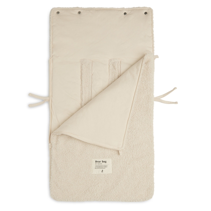 Jollein - Påse för bilstol BOUCLE 42x82 cm Boucle Naturel