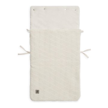 Jollein - Påse för bilstol RIVER KNIT 42x82 cm Cream White