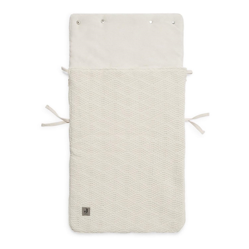 Jollein - Påse för bilstol RIVER KNIT 42x82 cm Cream White