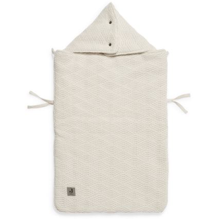 Jollein - Påse för bilstol RIVER KNIT 42x82 cm Cream White