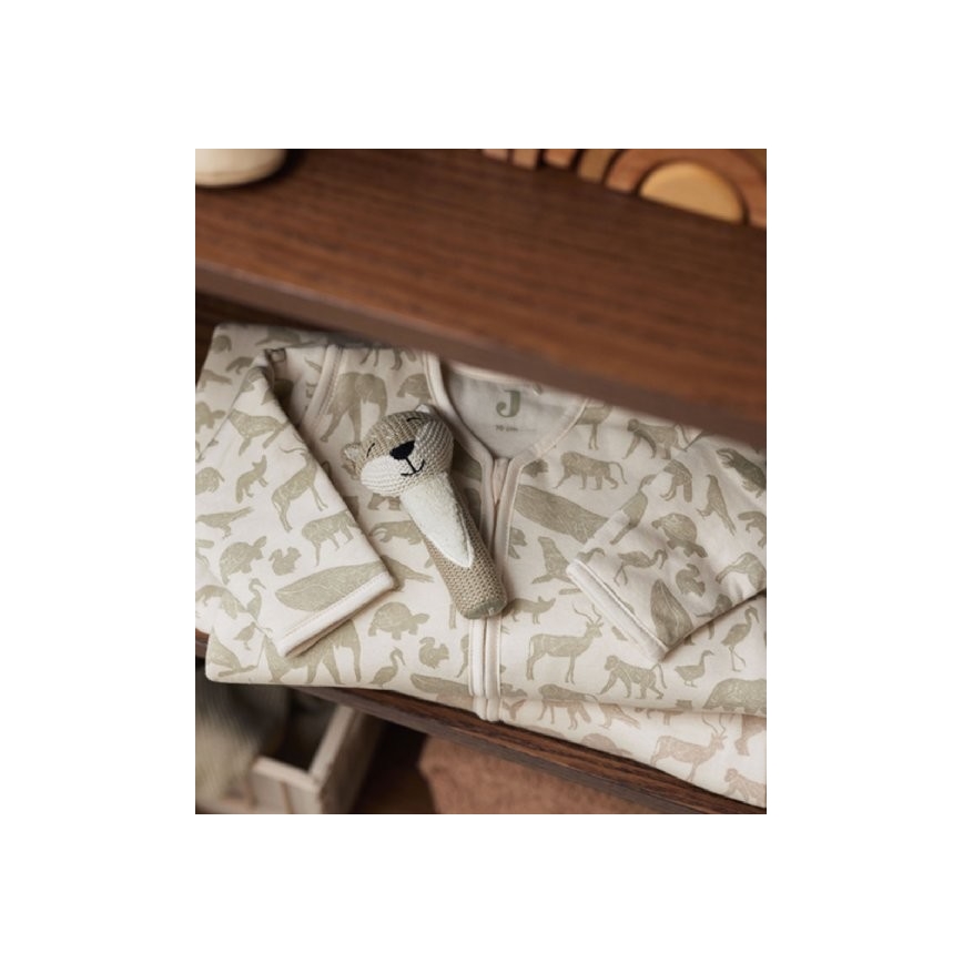 Jollein - Sovsäck 2i1 3-9 månader 3 TOG Animals Olive Green