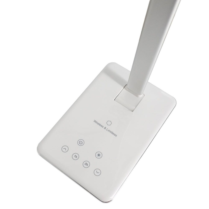 LED Dimbart pekbordslampa med touch och trådlös laddning JOY LED/6W/230V + USB vit