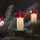 Julbelysning 7.7 m TOADSTOOL 12xE10/230V röd Tillverkad i Europa