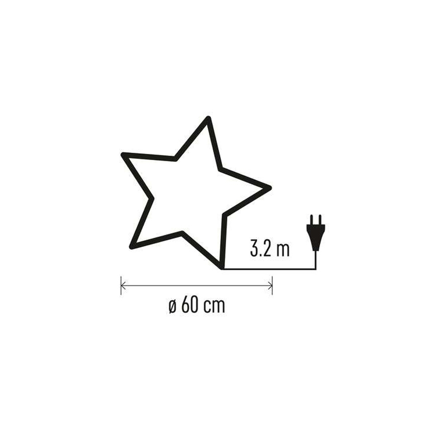 Juldekoration  1xE14/25W/230V diameter  60 cm silver