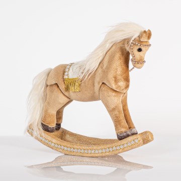 Juldekoration 31 cm gunghäst