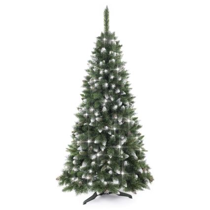 Julgran CRISTAL SILVER 180 cm tall