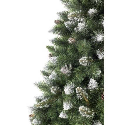 Julgran CRISTAL SILVER 220 cm tall