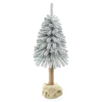 Julgran på en stam NATURAL WITH SNOW 120 cm gran