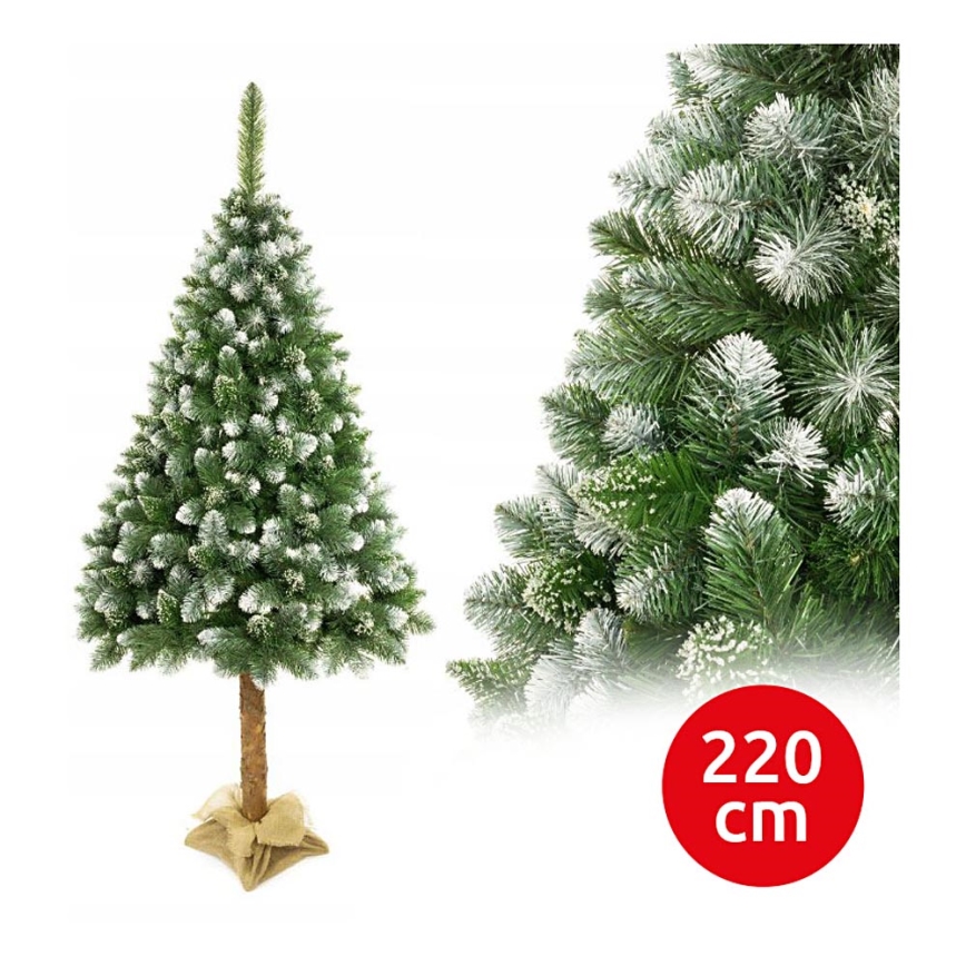 Julgran på stubbe 220 cm tall