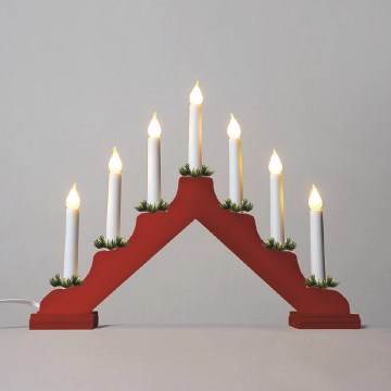 Julljusstake FILAMENT 7xE10/0,2W/230V