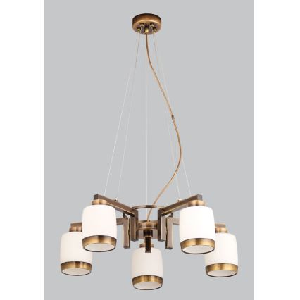 Jupiter 1062 - LN5 - Hängande Ljuskrona LINEA 5xE27/60W/230V