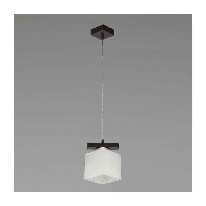 Jupiter 1096 - PO1 - Hängande Ljuskrona POLA 1xE27/60W/230V wenge