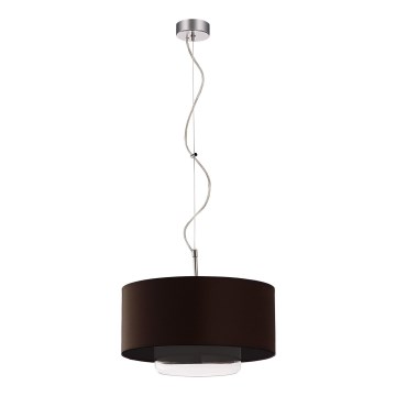 JUPITER 1118-AV1 - Hängande lampa  AVEO 1xE27/60W wenge  transparent  glas