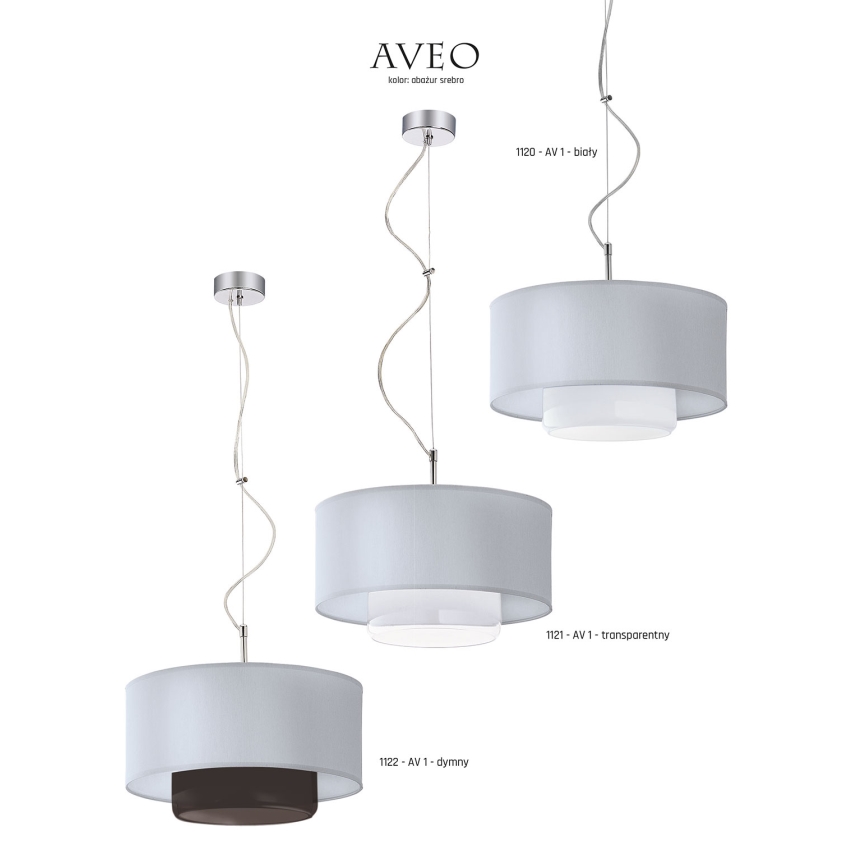 Jupiter 1120 - AV1 - Hängande lampa AVEO 1xE27/80W/230V