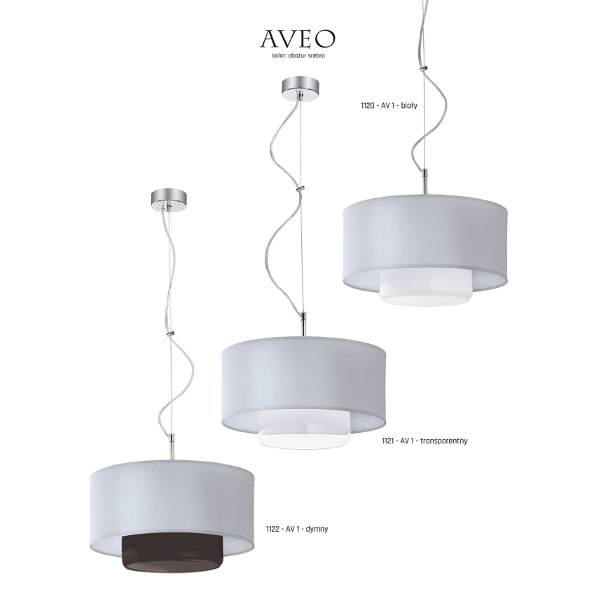 Jupiter - 1122 - Hängande lampa AVEO 1xE27/80W/230V